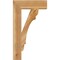 Ekena Millwork Olympic Block Rough Sawn Bracket, Western Red Cedar, 4"W x 16"D x 28"H BKT04X16X28OLY05RWR - alternate 2